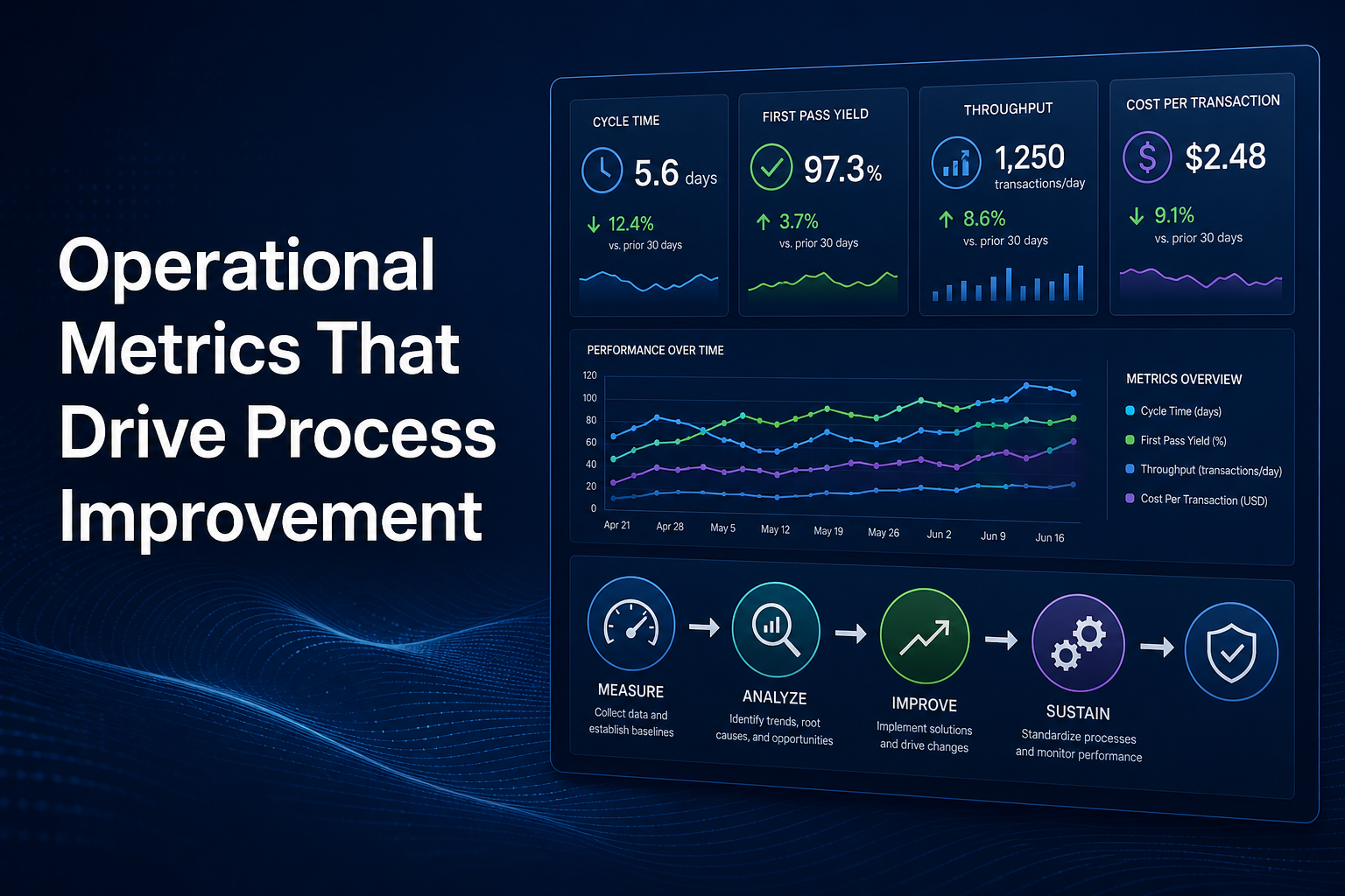 Operational metrics for process improvement